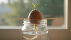 Cómo germinar un hueso de aguacate en casa con este truco tradicional