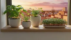 Convierte tu ventana en un oasis verde con este huerto urbano