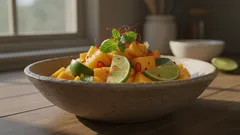 Consejos para preparar la ensalada perfecta de mango con chile en minutos
